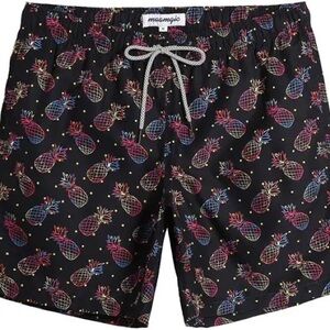 Maamgic M‎ Swimming Trunks Men's Pineapple Board Shorts